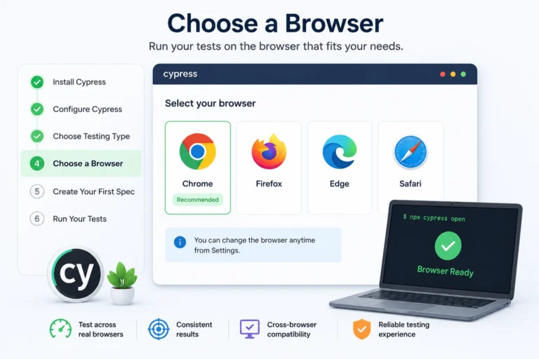 Choose Browser to test React in Cypress