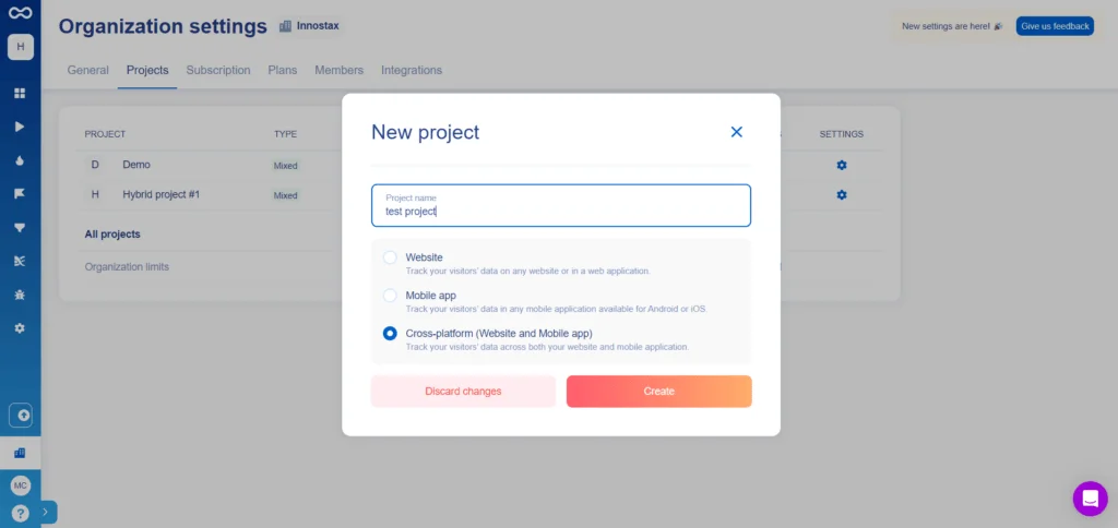 project-creation  