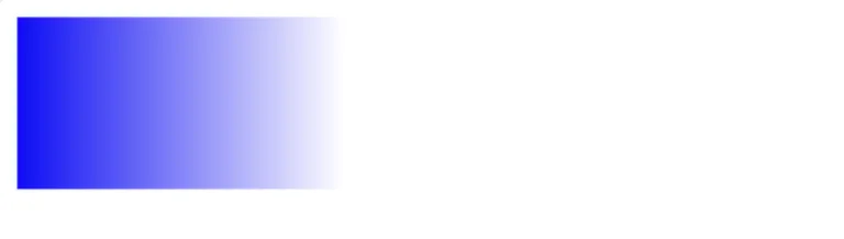 A blue rectangular shape fading out to white.