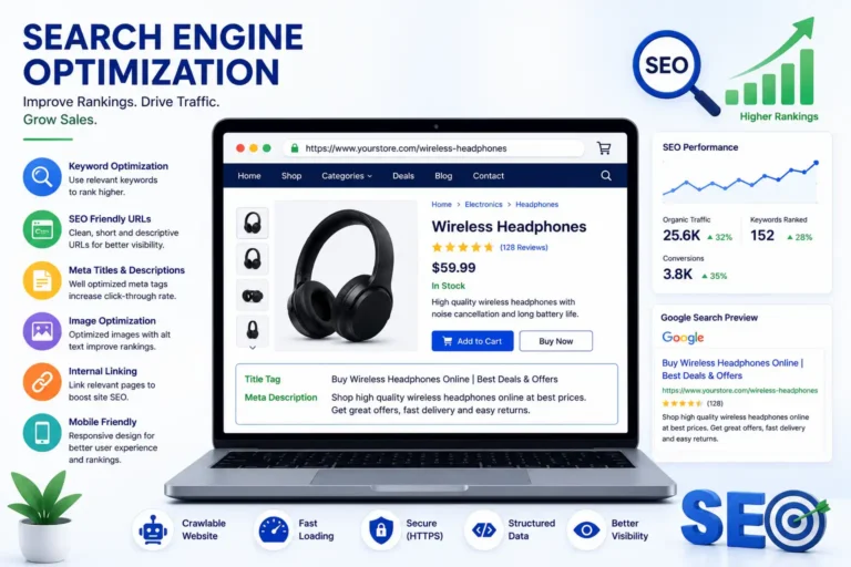 Ecommerce SEO strategy for higher search rankings and traffic