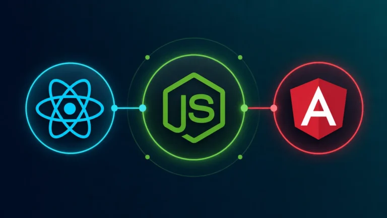Node.js with React and Angular