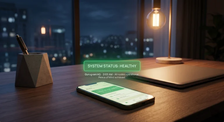 system status healthy dashboard 2am all nodes operational stable production innostax dev agency