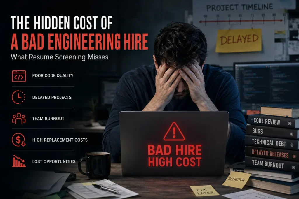 Hidden cost of a bad engineering hire in software