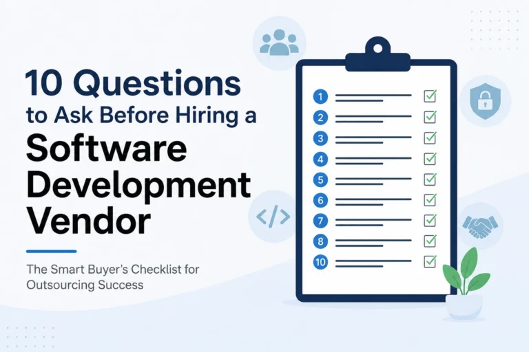 Software development vendor evaluation checklist