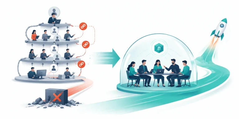 Senior engineering team bypassing approval layers to accelerate software delivery